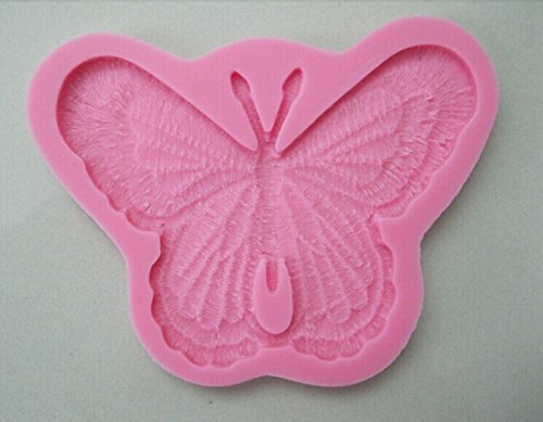 HSE Beautiful Butterfly shape Chocolate Candy Jello 3D silicone Fondant Lace Mold Mould cake decoration/ tools