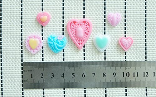 MathildaBaking Collection - Heart Gems Mold Decorations Silicone Mold Silicone Fondant Lace Molds Serie - Christmas... N2