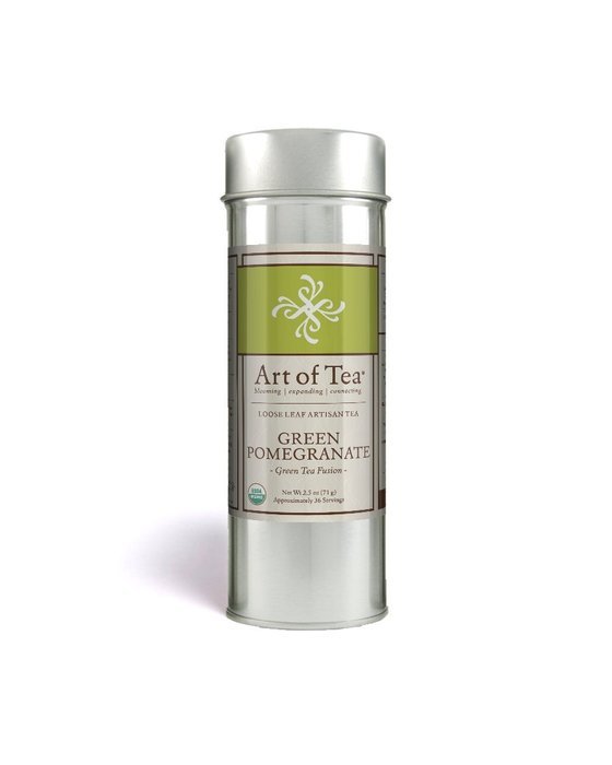 Art of Tea Green Pomegranate Artisan Tea Tin 2.5oz
