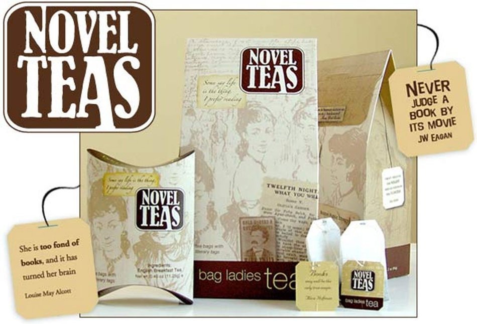 Novel Teas contains 25 teabags individually tagged with literary quotes from the world over, made with the finest... N4