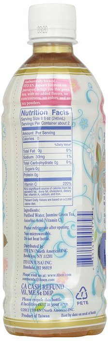 Tea's Tea Jasmine Green Tea, 16.9 oz N5