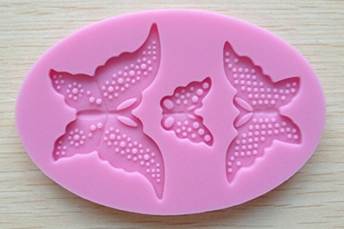 HSE 1Pcs Butterfly Chocolate Candy Jello silicone Mold Mould Cartoon Figre/cake tools Bakeware