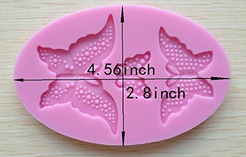 HSE 1Pcs Butterfly Chocolate Candy Jello silicone Mold Mould Cartoon Figre/cake tools Bakeware N2