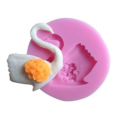 Tint 1PCS Swan Shaped Silicone Molds For Cake