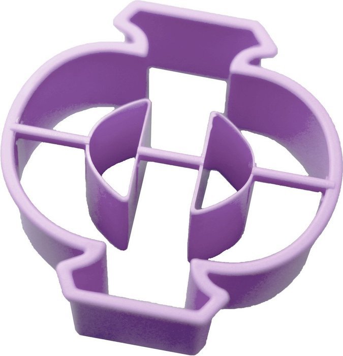 Greek Letter Phi Cookie Cutter (3 inches)