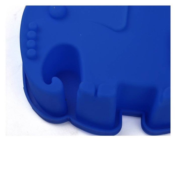 Cute Cartoon Elephant Silicone Cake Mold, Creative Animal Shapes Mold For Microwave Oven N2