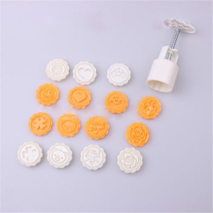 Cake & Cookie Cutters 8 Styles Mooncake Mold Round Flower DIY Tool Decorate Pastry N2