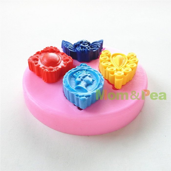 Mom&pea 0600 Angel Shaped Silicone Mould for Fondant Cake Sugar Paste Cake Decoration 3d Cake Toppers Mold 7.6... N2