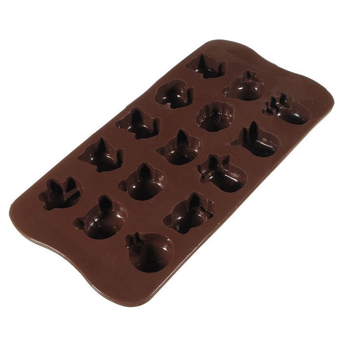 Silicone Cartoon Ice Cube Chocolate Candy Maker Mould Pan N3