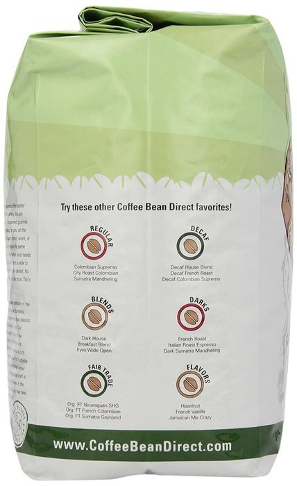 Coffee Bean Direct Poor Man's Blend, Whole Bean Coffee, 5-Pound Bag N12