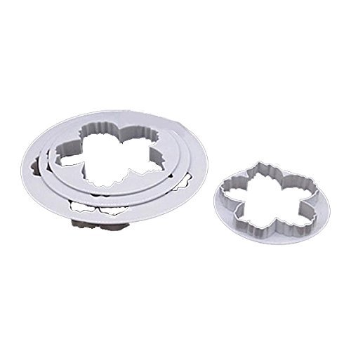 FSSR 4 Peony Flower Petal Fondant Sugarcraft Cake Cookie Cutter Decorating Mould