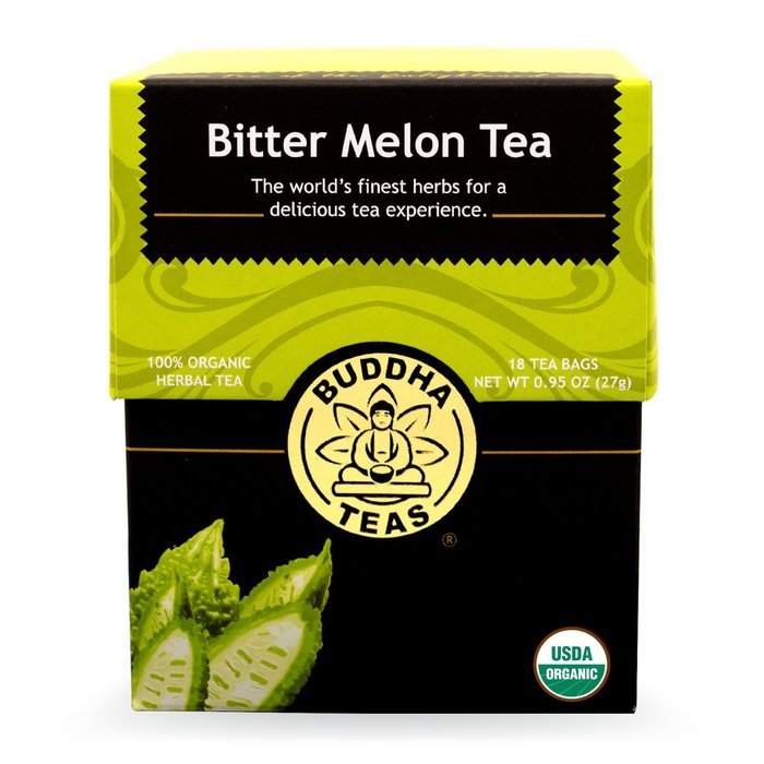 Buddha Teas Bitter Melon Tea, 18 Count (Pack of 6)