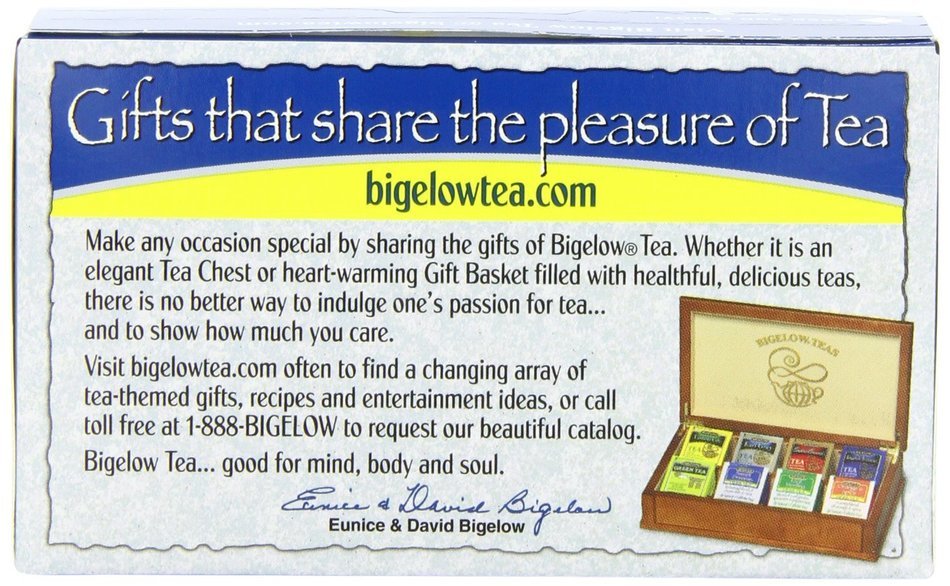 Bigelow Sweet Dreams Herbal Tea, Relaxing Blend of Chamomile & Mint, Caffeine Free, 20-Count Boxes (Pack of 6) N2