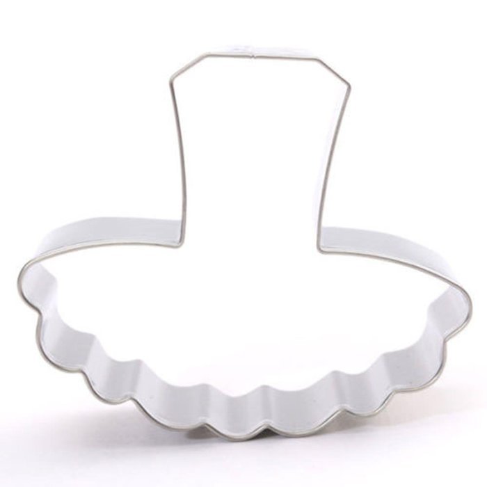 Cake & Cookie Cutters Ballet Skirt Shape Stainless Steel Cookie Cutter Fondant Cake Mold
