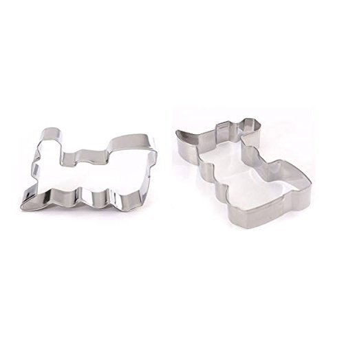 Stainless Steel Train Shape Cookie Cutter Cake Baking Mold