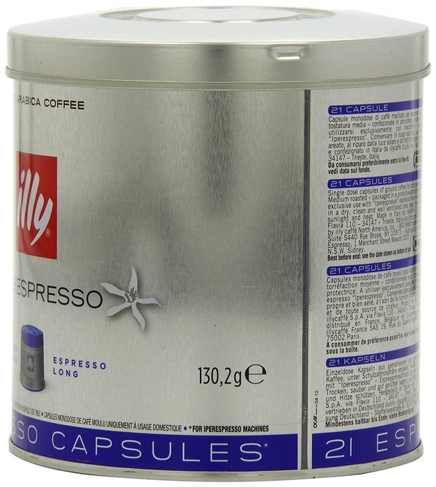 Illy Caffe Lungo Iperespresso 21 Capsules, Medium Roast, 4.6 Ounce N2