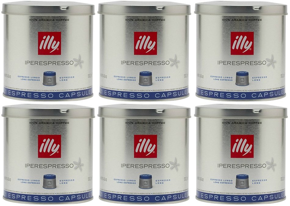 Illy Caffe Lungo Iperespresso 21 Capsules, Medium Roast, 4.6 Ounce N10