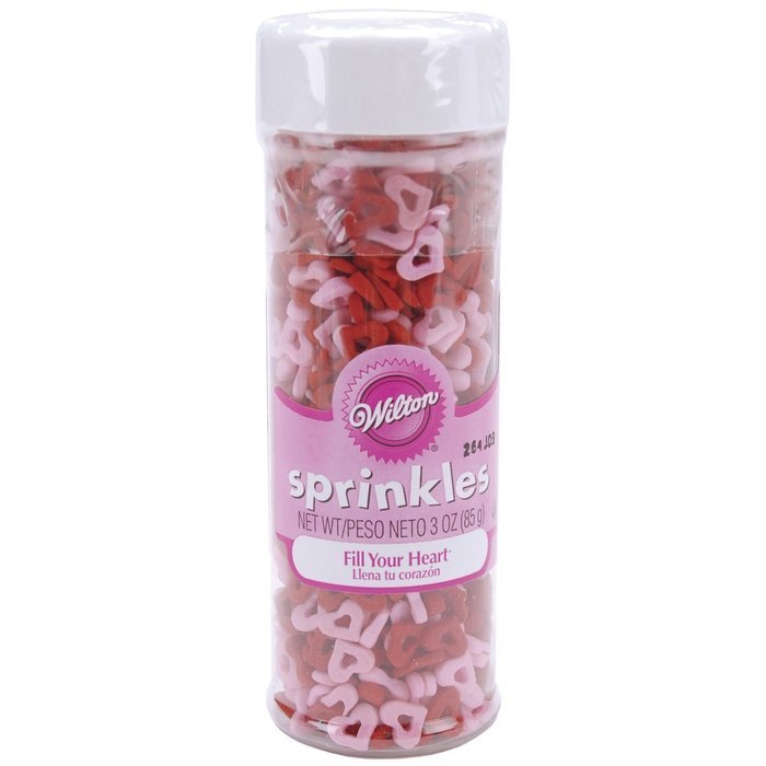 Wilton Fill Your Heart Sprinkle Mix Bottle, 3-Ounce