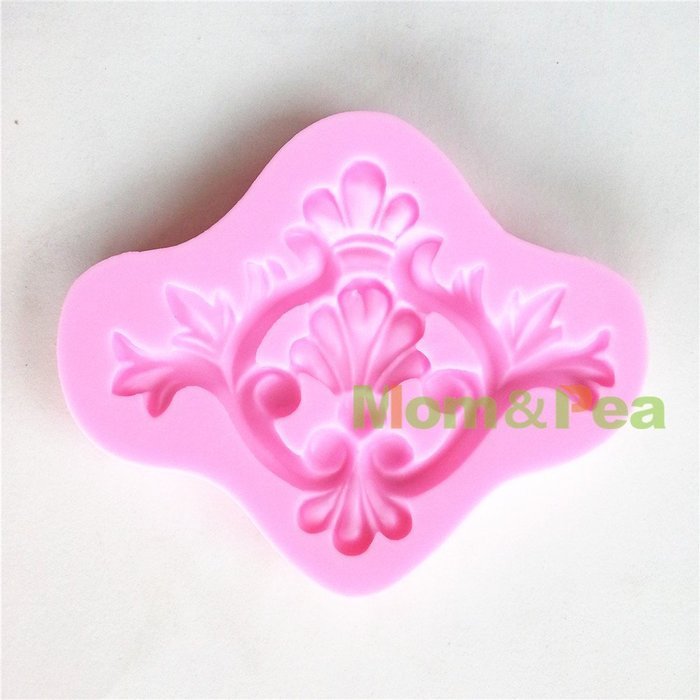 Mom&pea 0596 Silicone Mould for Fondant Cake Sugar Paste Cake Decoration 3d Cake Toppers Mold 9.5*7.9*0.9cm 40g N3