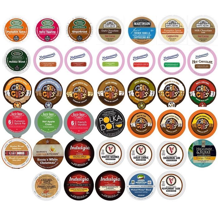 Coffee, Tea, and Hot Chocolate Variety Sampler Pack for Keurig K-Cup ...