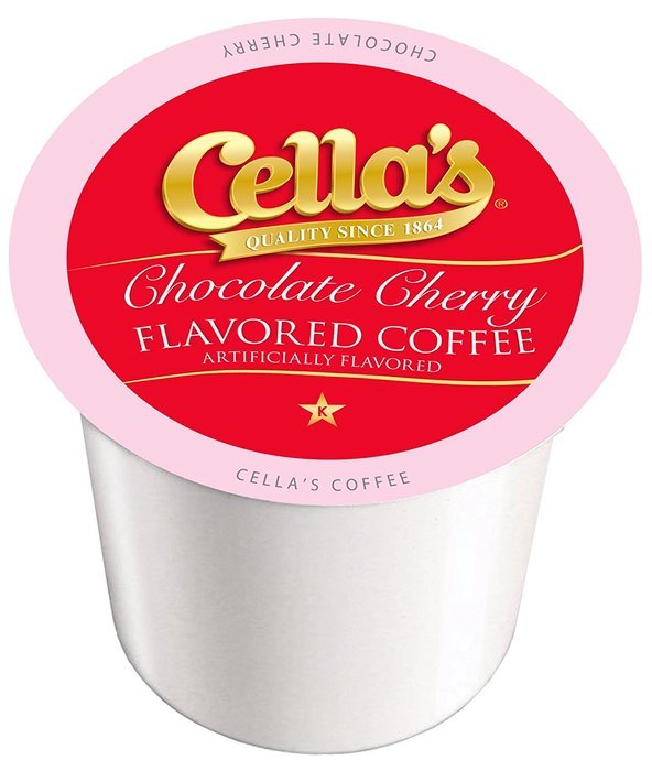 Cella's Chocolate Covered Cherry Single Keurig K-Cup Coffee, 40 Count