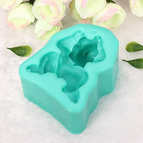 Baby Lying On Front Cake Mold 3D Silicone Fondant Mould N4