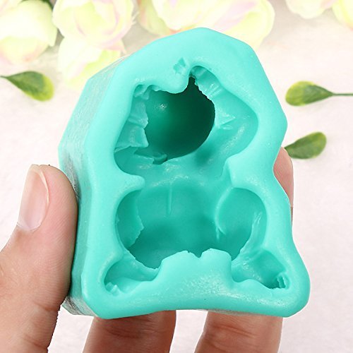 Baby Lying On Front Cake Mold 3D Silicone Fondant Mould N6