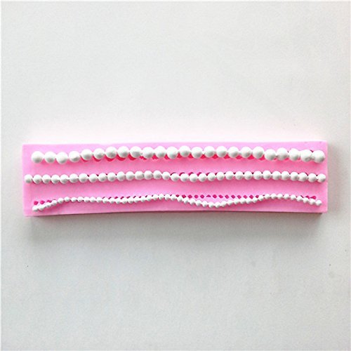Wocuz W0247 17cm Long Pearl Candy Making Silicone Mold Cake Decoration Mould Fondant Chocolate Small Pastry Tool