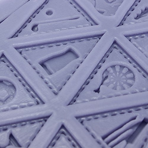"Triangle Flag Football Silicone Mold Fondant Cake Mould" shopping N4