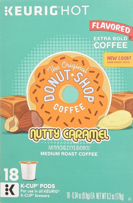 The Original Donut Shop Nutty Caramel - 18 ct N5