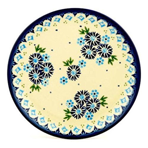 Ceramika Bona H0509C Polish Pottery Ceramic Plate Hand Painted, 7-Inch