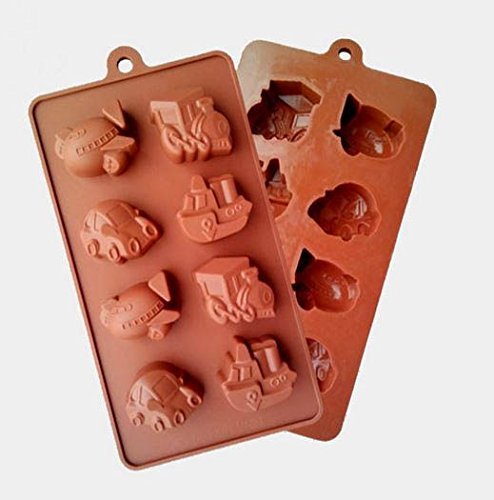 8 Cups Silicone Cake Mold Transport Tools Shape Ice Tray Handwork Soap Fondant Dies Cake Baking Tools