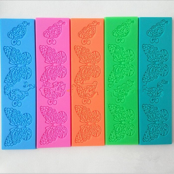 Bhbuy 1pc Butterfly DIY Silicone Lace Sugar Craft Fondant Mold Cake Mould Decoration N2