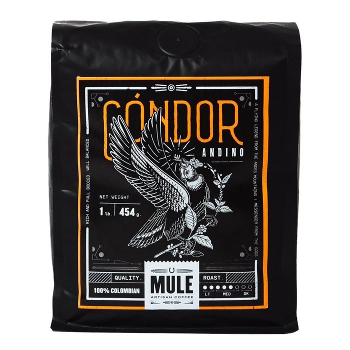 MULE Artisan Coffee - Condor Andino Medium Roast Colombian Coffee Beans | Farm to Cup, Small batch, Handcrafted...