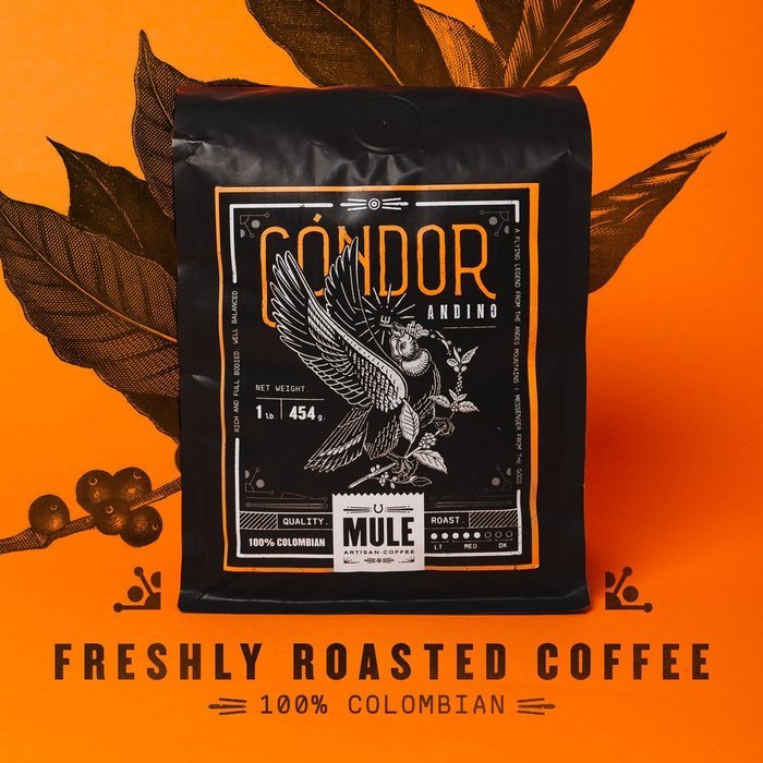 MULE Artisan Coffee - Condor Andino Medium Roast Colombian Coffee Beans | Farm to Cup, Small batch, Handcrafted... N2