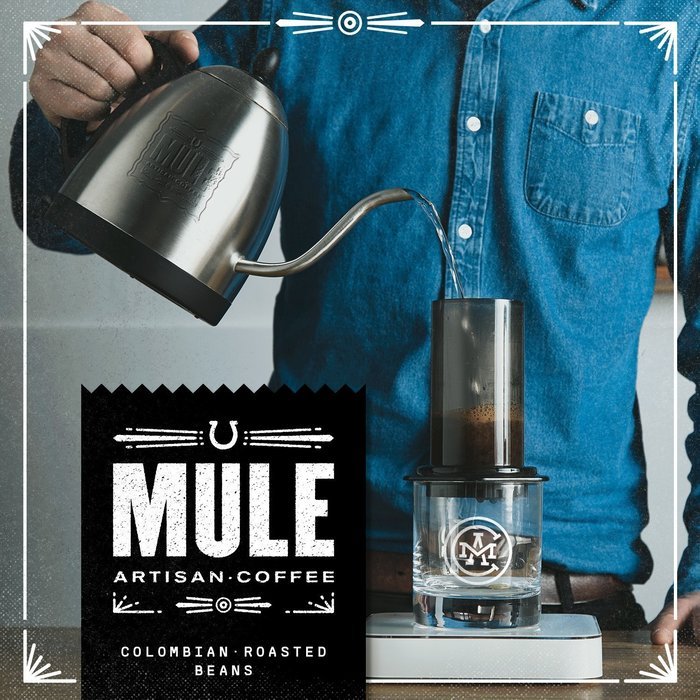 MULE Artisan Coffee - Condor Andino Medium Roast Colombian Coffee Beans | Farm to Cup, Small batch, Handcrafted... N8
