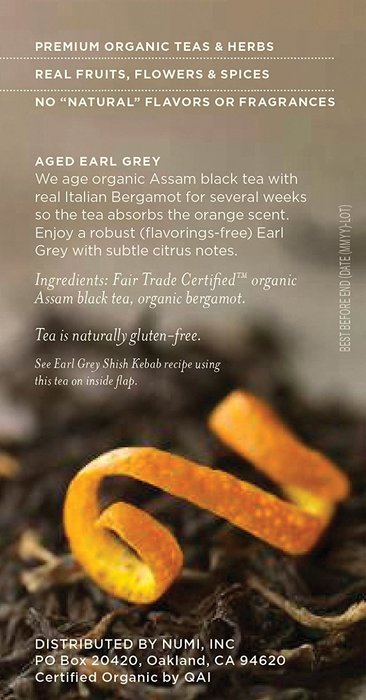 Numi Organic Tea Variety Pack - Numi's Collection, Assorted Full Leaf Tea and Teasan, 18 Count Tea Bags N14