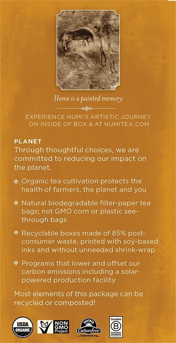Numi Organic Tea Variety Pack - Numi's Collection, Assorted Full Leaf Tea and Teasan, 18 Count Tea Bags N45