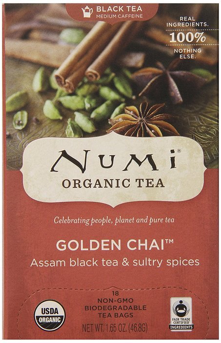 Numi Organic Tea Variety Pack - Numi's Collection, Assorted Full Leaf Tea and Teasan, 18 Count Tea Bags N48