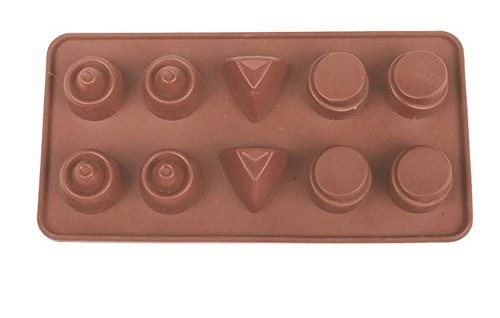 10 Lattice Christmas Squares Silicone Ice Tray Cake Mold Chocolate Fondant Jelly Mold Muffin Cup Cake Baking Tools