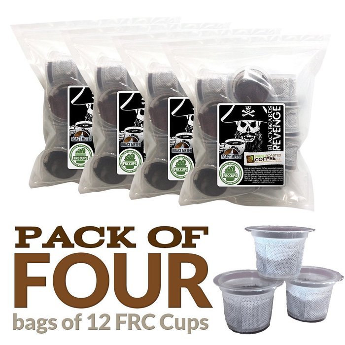 2 Lb. Bag, Blackbeard's Revenge, Whole bean coffee, Fresh Roasted Coffee LLC. N4
