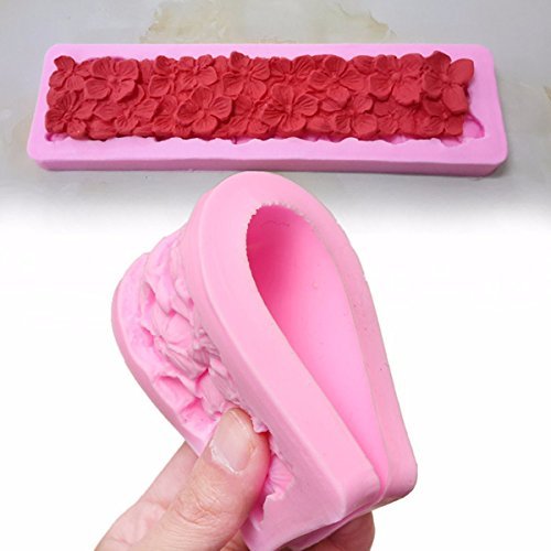 Silicone Baking Mold Cake Four Petal Flowers Fondant Chocolate Cake Mould Lace D?cor N4