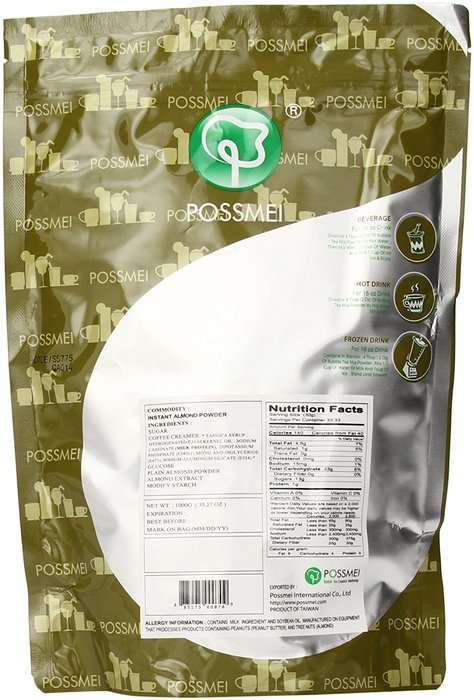 Possmei Bubble Tea Mix Instant Powder, Taro, 2.2 Pound N30