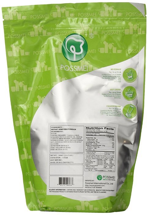 Possmei Bubble Tea Mix Instant Powder, Taro, 2.2 Pound N48