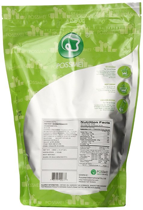 Possmei Bubble Tea Mix Instant Powder, Taro, 2.2 Pound N60