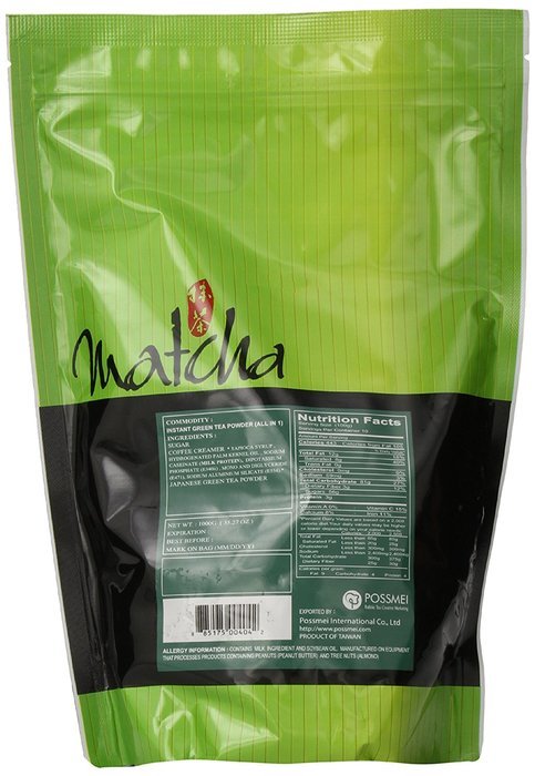 Possmei Bubble Tea Mix Instant Powder, Taro, 2.2 Pound N72