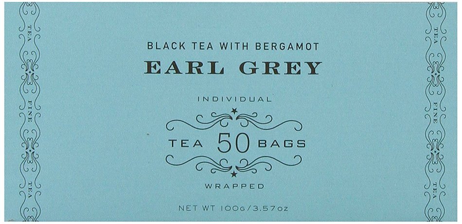 Harney & Sons Black Tea, Earl Grey, 50 Tea Bags