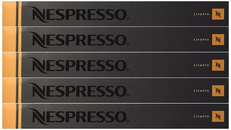 Nespresso OriginalLine Capsules: Livanto, 50 Count