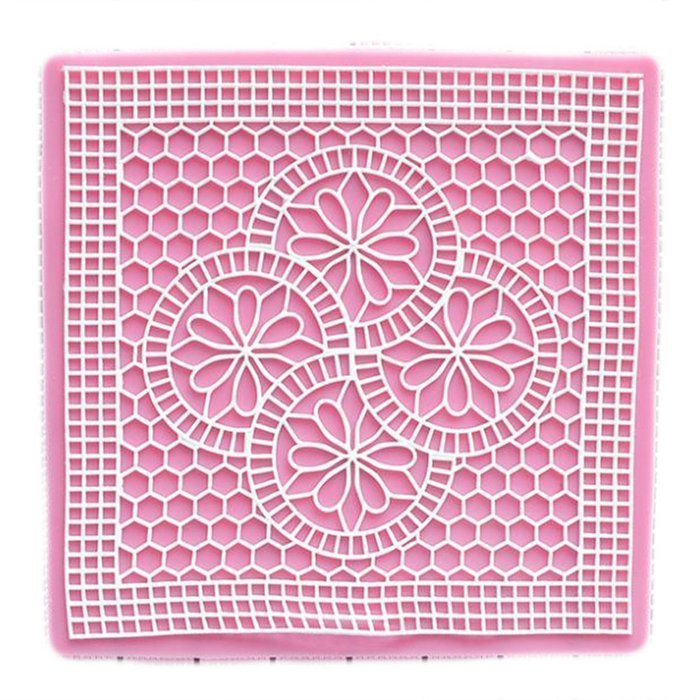 Chariot trading - Silicone mold lace cake molds fondant tools forma de bolo cake