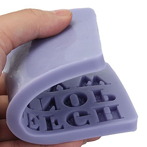 "Alphabet Silicone Mold Capital Letter Punctuation Fondant Biscuit Cake Mould" shopping N7